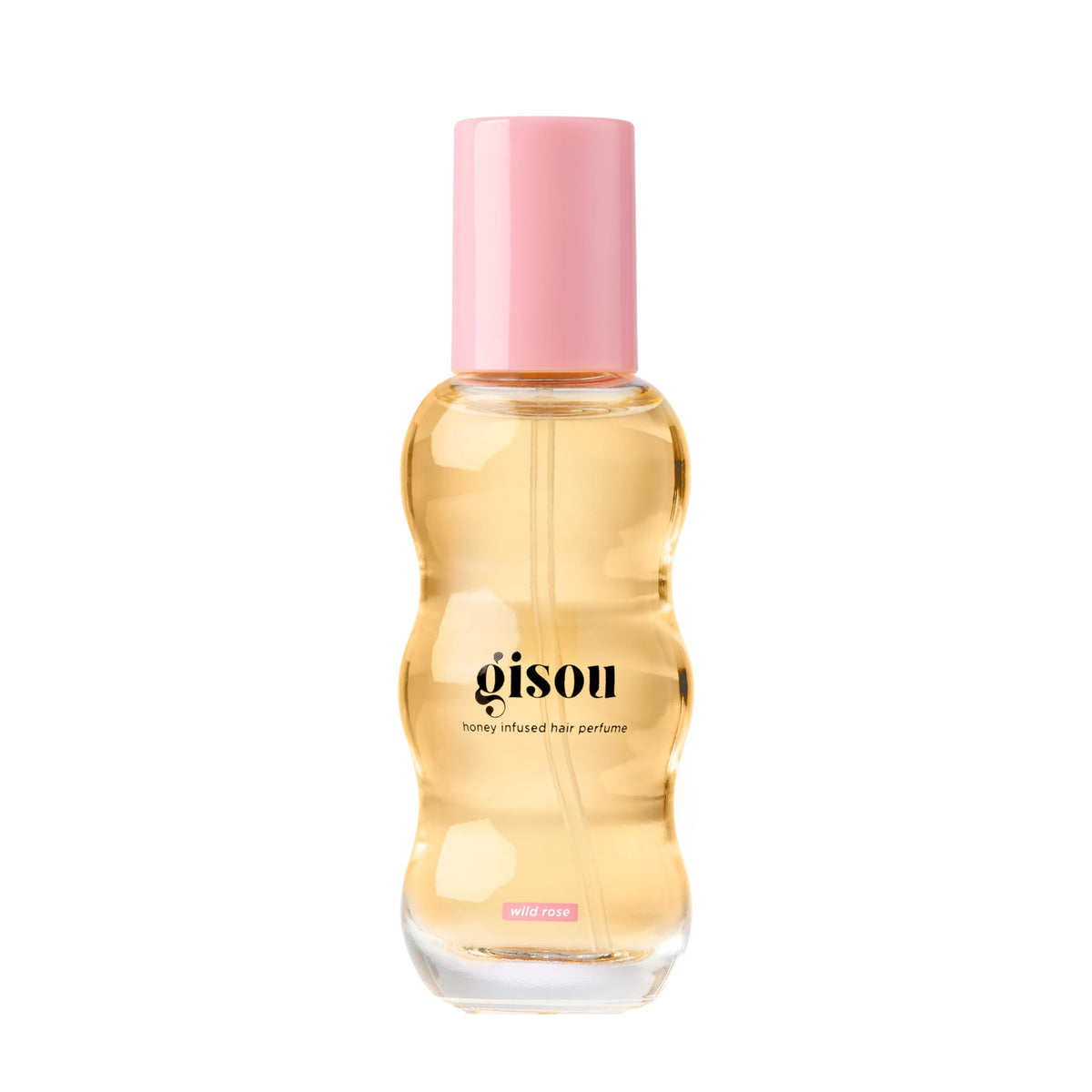 Gisou Honey Infused Hair Perfume Mini bottle front for long-lasting fragrance