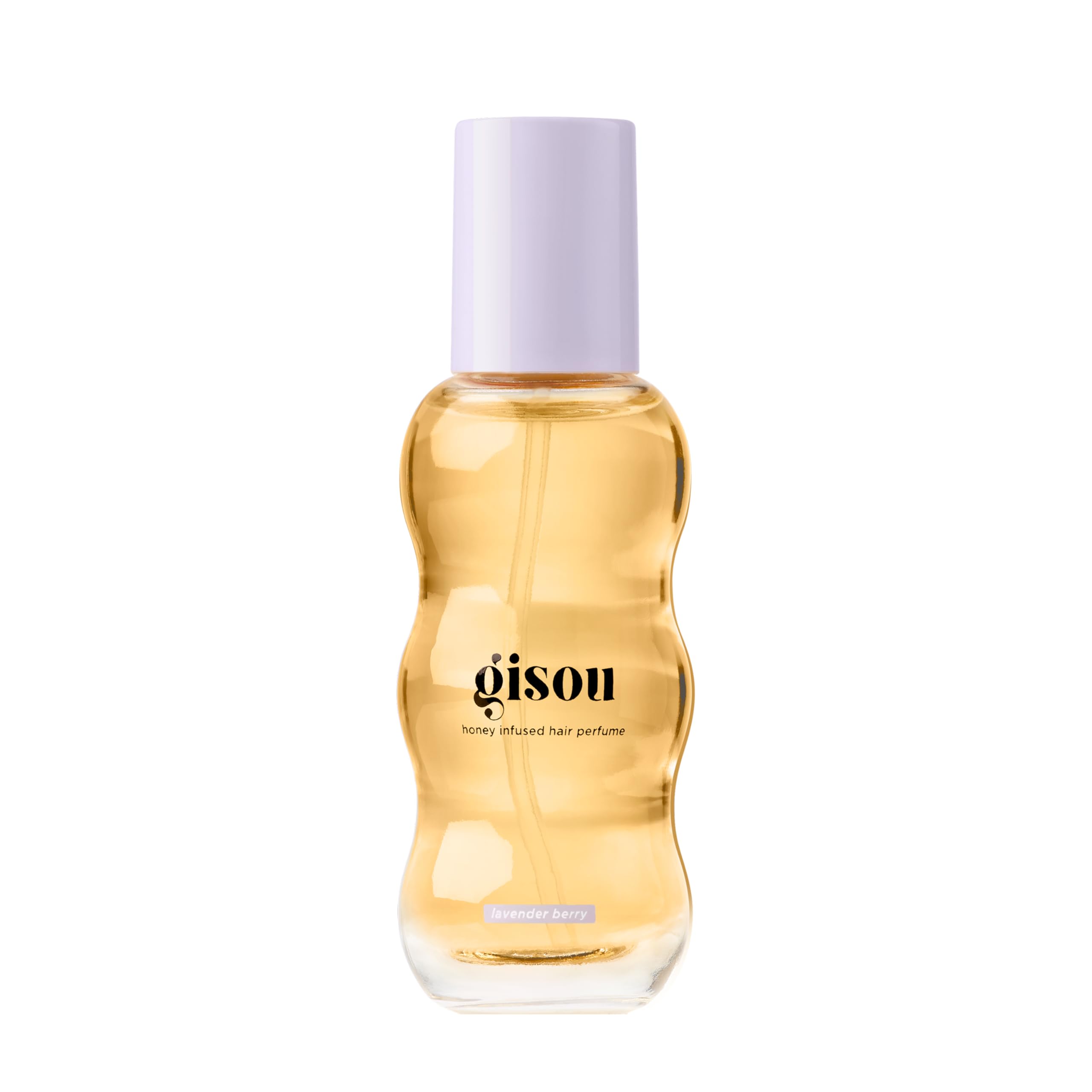 Gisou Honey Infused Hair Perfume Mini bottle with Mirsalehi honey for hydration and shine.