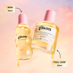 Gisou Honey Infused Hair Perfume Mini cap close-up highlighting refined scent