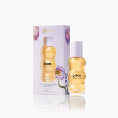 Gisou Honey Infused Hair Perfume Mini packaging ready for travel.