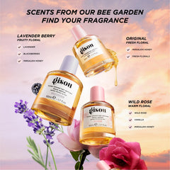Gisou Honey Infused Hair Perfume Mini travel-size for on-the-go use.