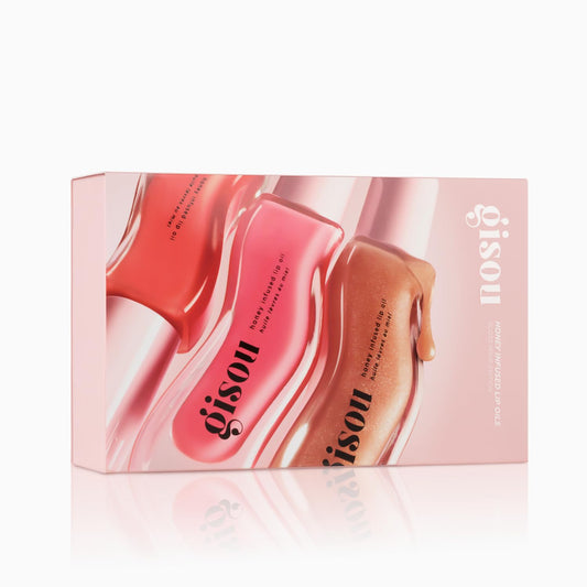 Gisou Honey Infused Lip Oils Raspberry Swirl hydrate lips with glossy shine