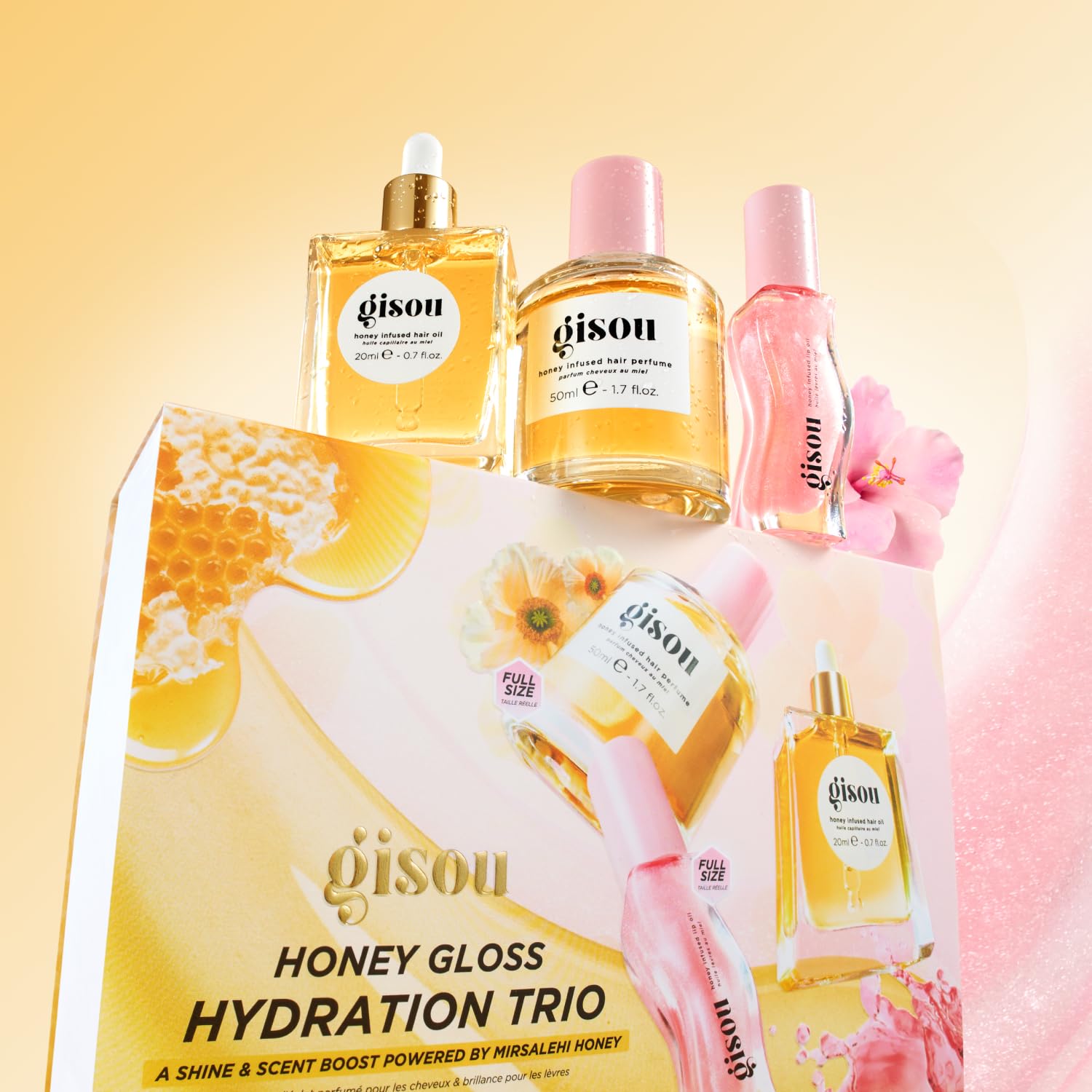 Gisou Watermelon Sugar Lip Oil tube for on-the-go hydration