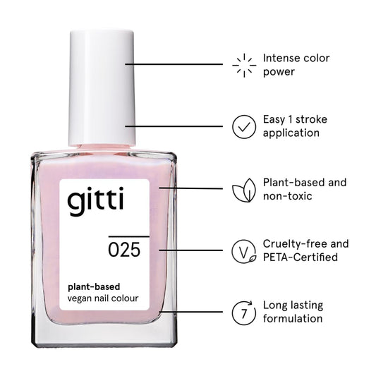 Gitti easy brush application enables smooth, even coverage.