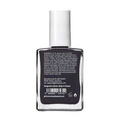 Gitti Midnight Grey glossy finish close up on nails
