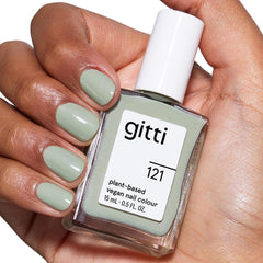 Gitti Sage Green bottle front showing plant-based color.
