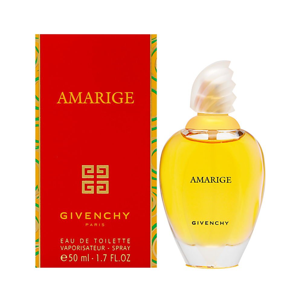 Givenchy Amarige bottle pour, ideal for casual daytime wear with soft floral notes.