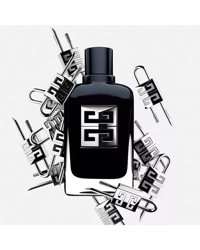 Givenchy Gentleman Society spray on skin suggests lasting scent and confidence.