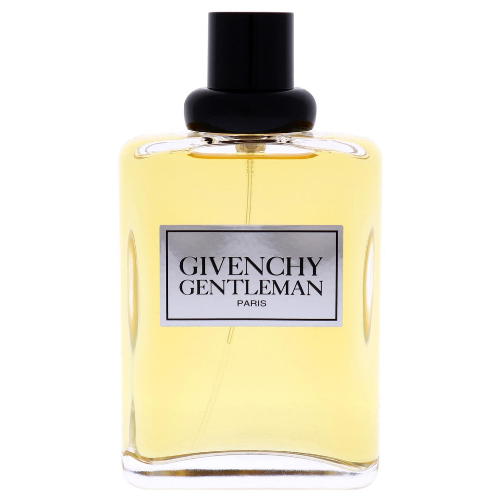 Givenchy Gentleman spray application shows even distribution for date-night use.
