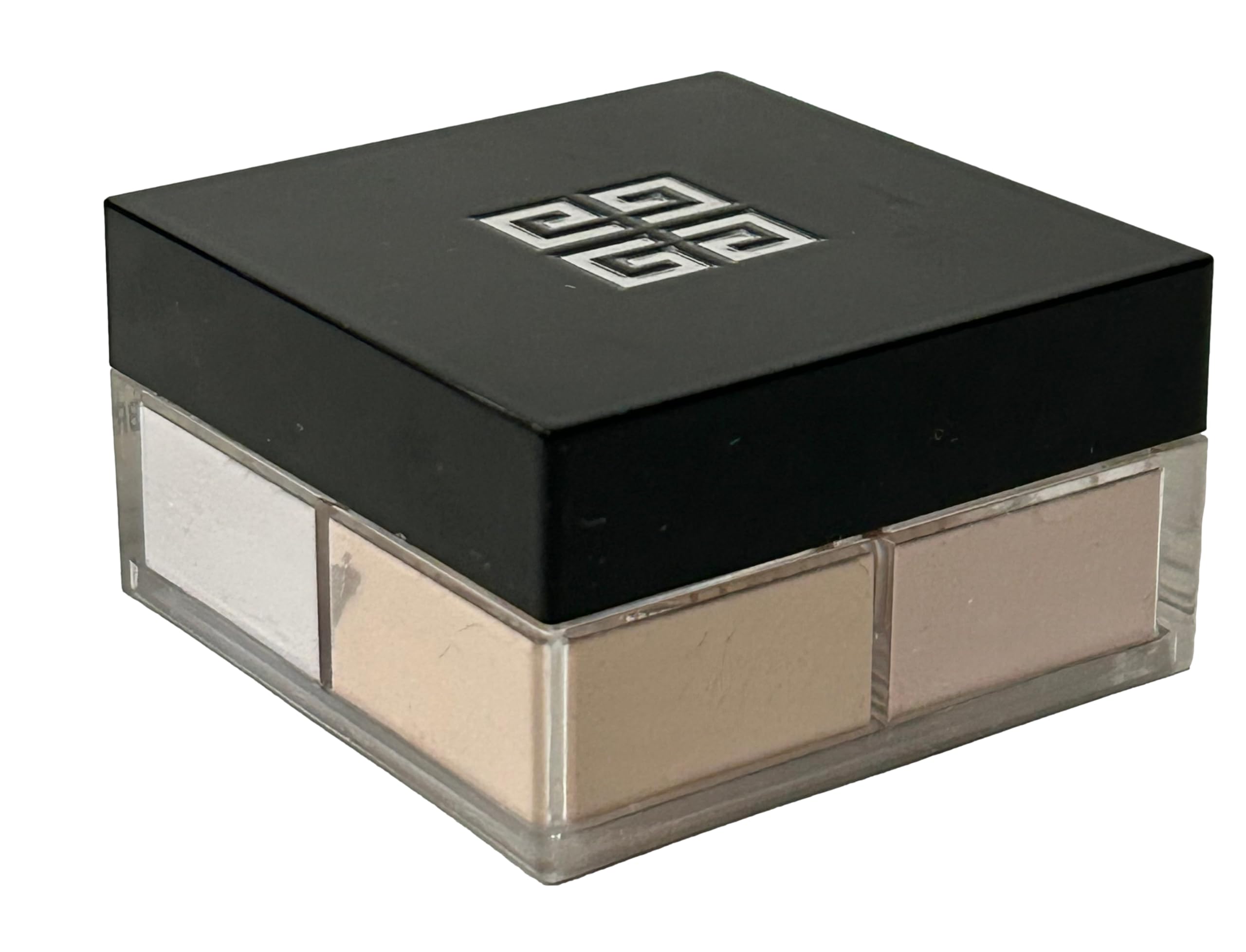 Givenchy Prisme Libre loose powder being applied with a brush for versatile finish.