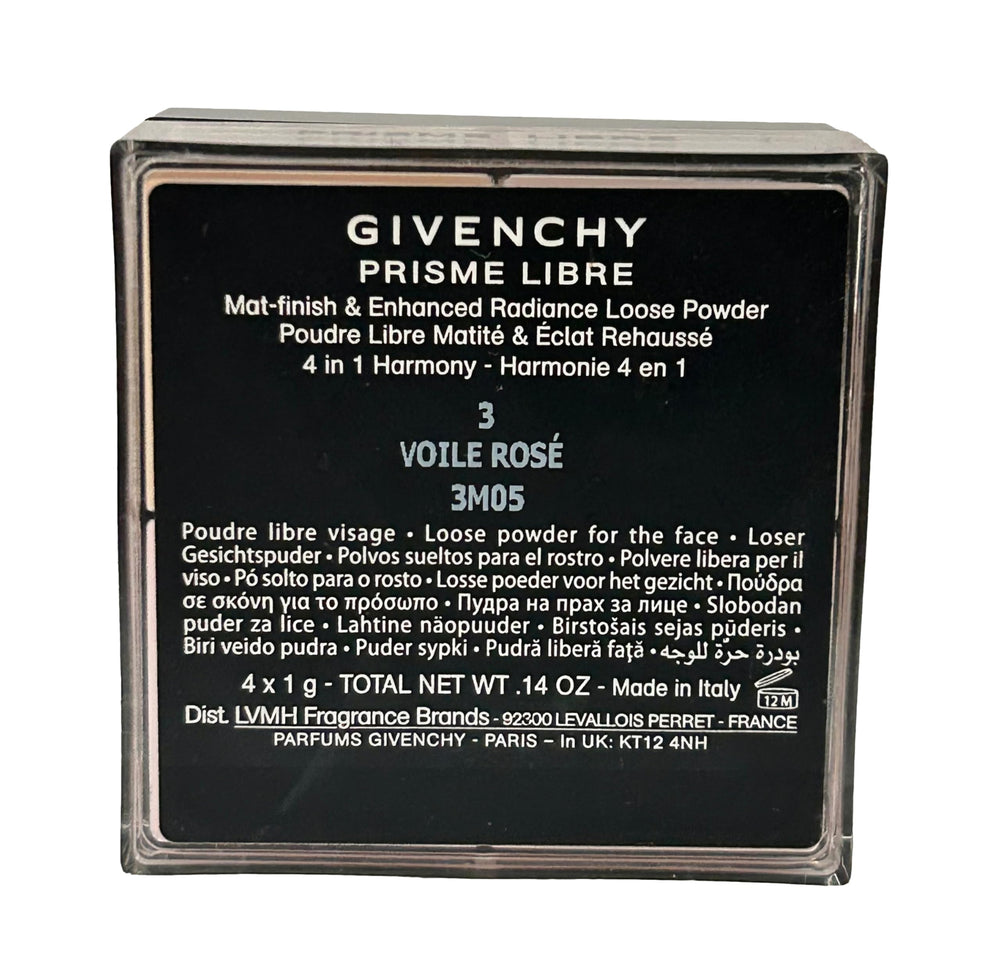 New Givenchy Prisme Libre packaging shown without box.
