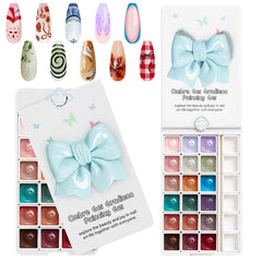 GJYUQHUA gel polish palette for mixing colors during at-home manicures.