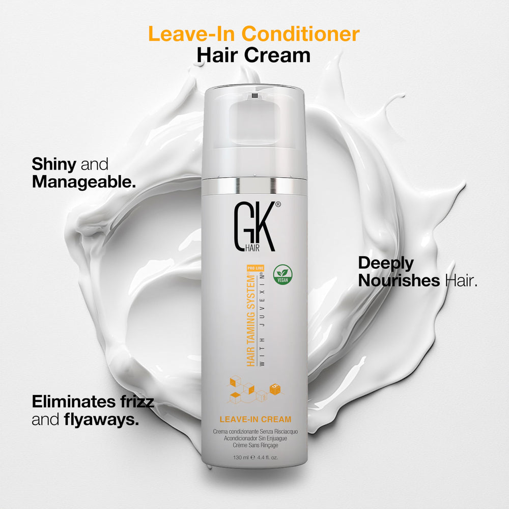 GK HAIR paraben-free formula leaves hair smooth, shiny, and easy to manage.