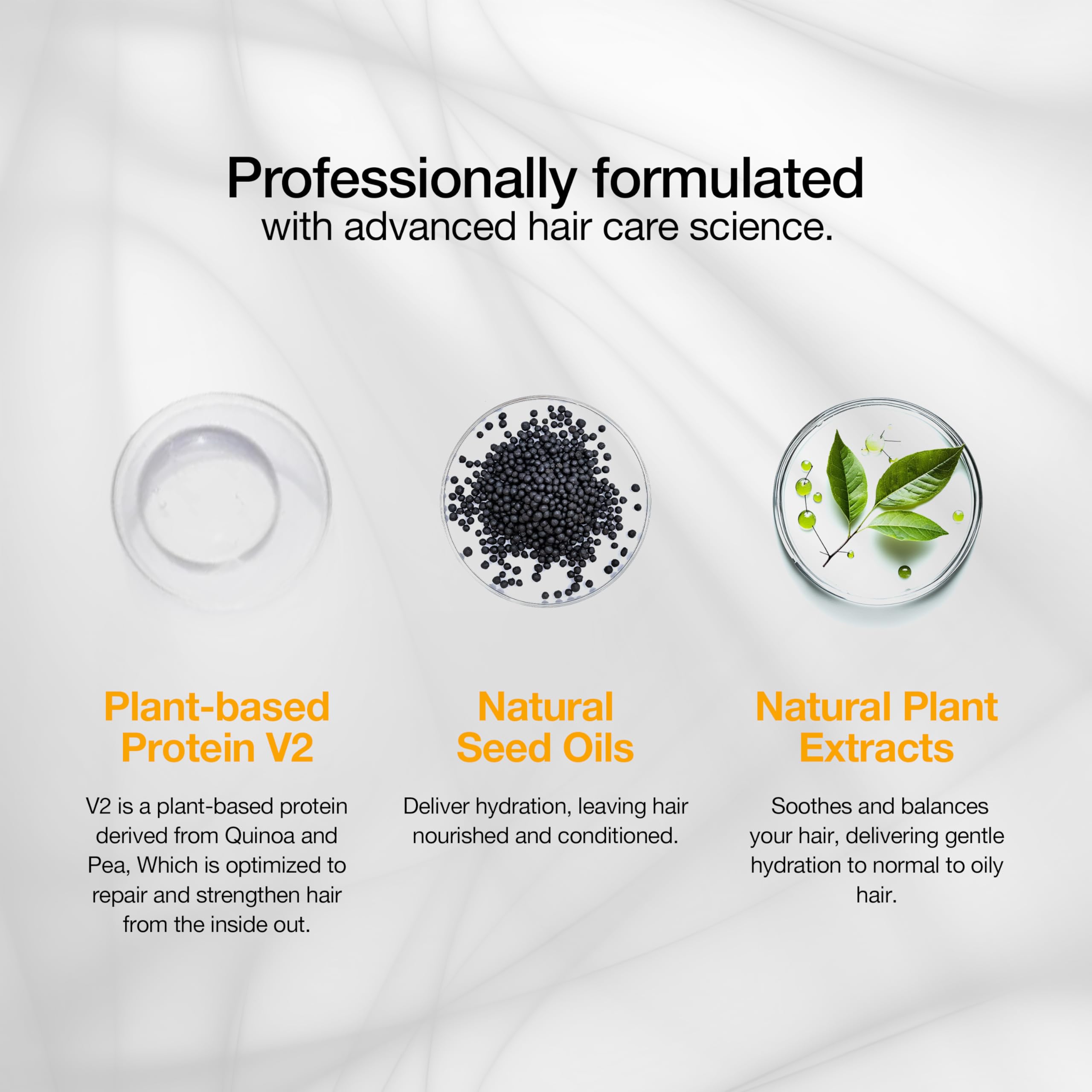 GK HAIR Balancing Shampoo clarifying action removing residue