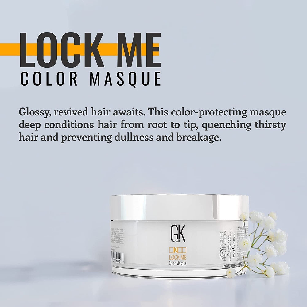 GK Hair Masque application demonstrates an easy conditioning routine