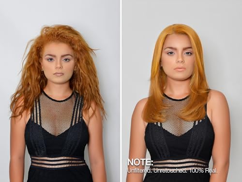 GK Hair Keratin Treatment application steps close-up for at-home smoothing