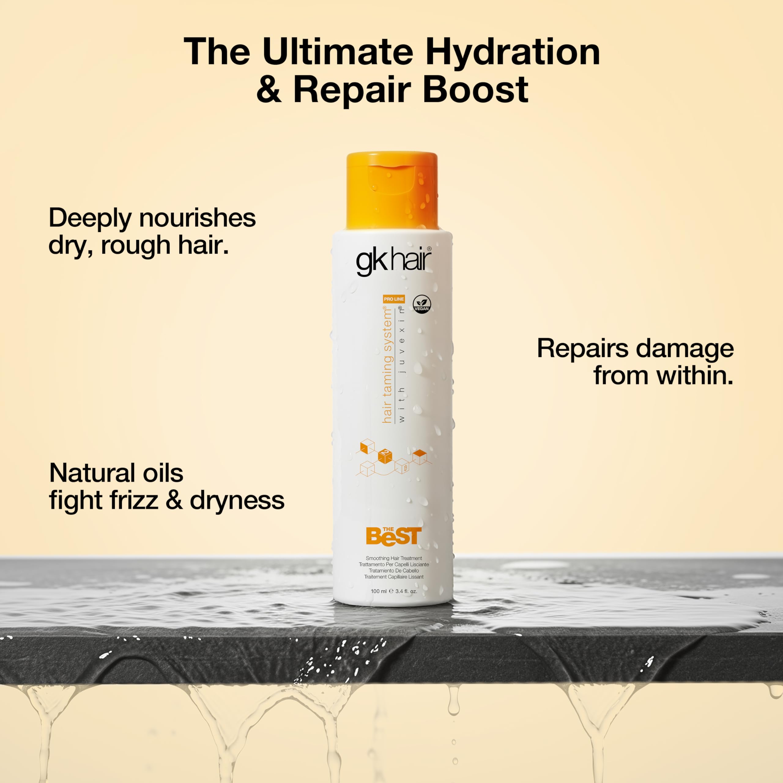 GK Hair Keratin Treatment color-treated hair with lasting frizz control