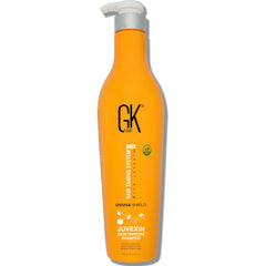 GK HAIR Shield Shampoo UV protection bottle highlights color-safe care
