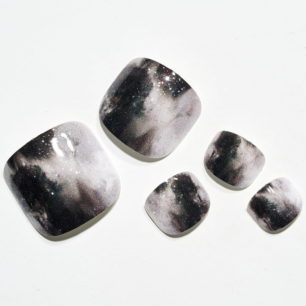 Glamermaid 24-piece press-on nails with design for quick salon-quality manicures.