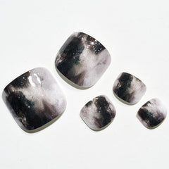 Glamermaid 24-piece press-on nails with design for quick salon-quality manicures.