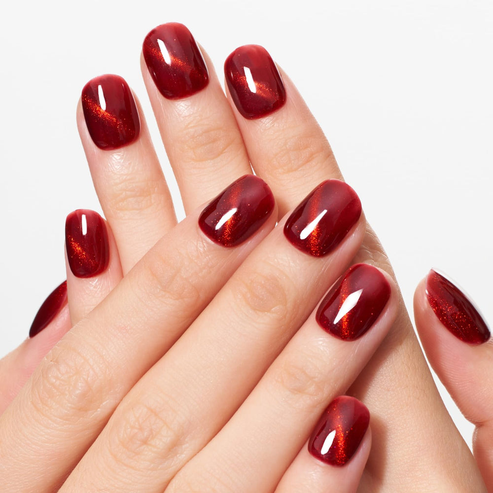 GLAMERMAID Double structured design nails offer a durable, natural-looking fit.