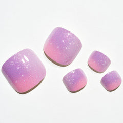 GLAMERMAID glossy gel-finish nails provide shine without polish or lamp use