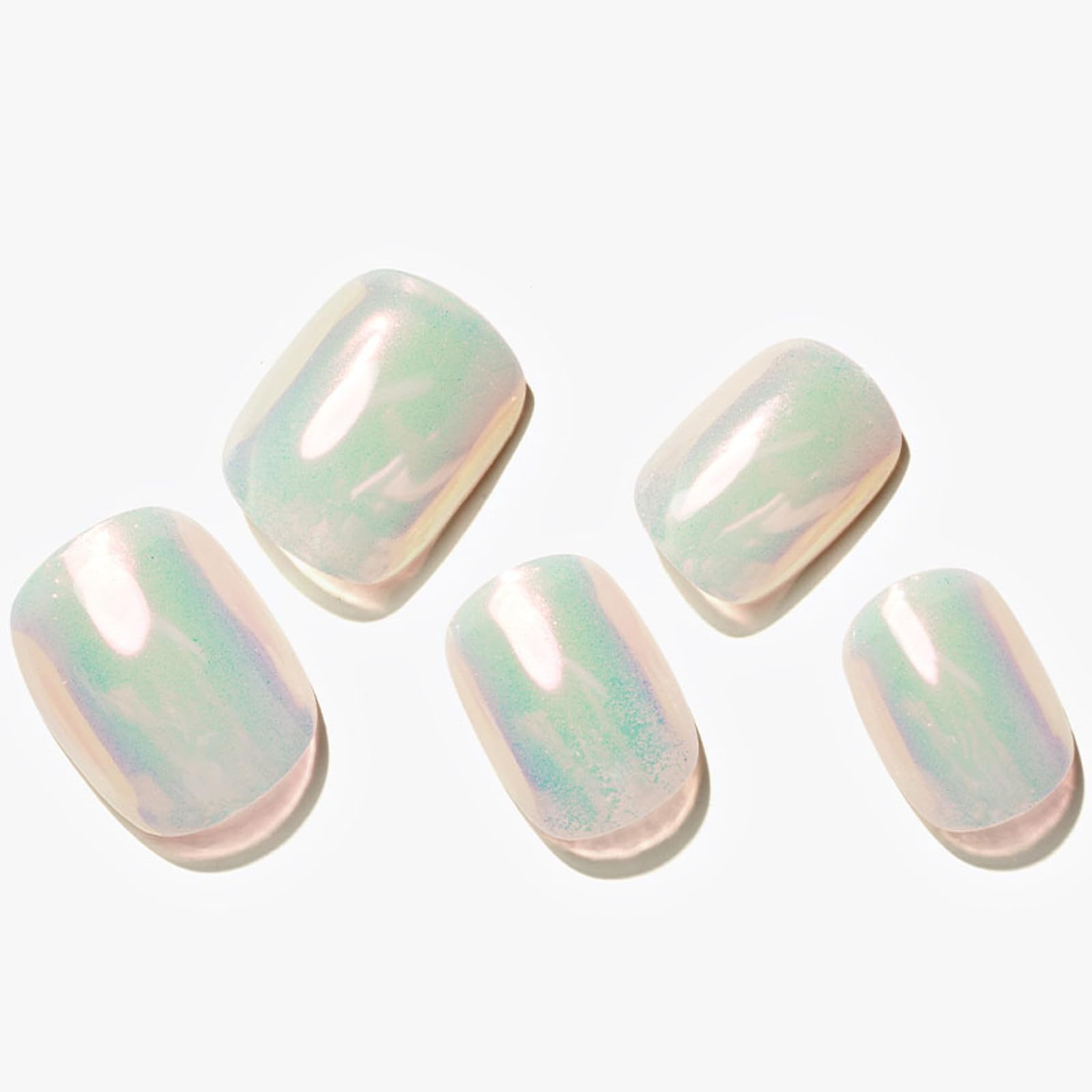 GLAMERMAID Glazed Handmade Gel Nails deliver a glossy salon finish.