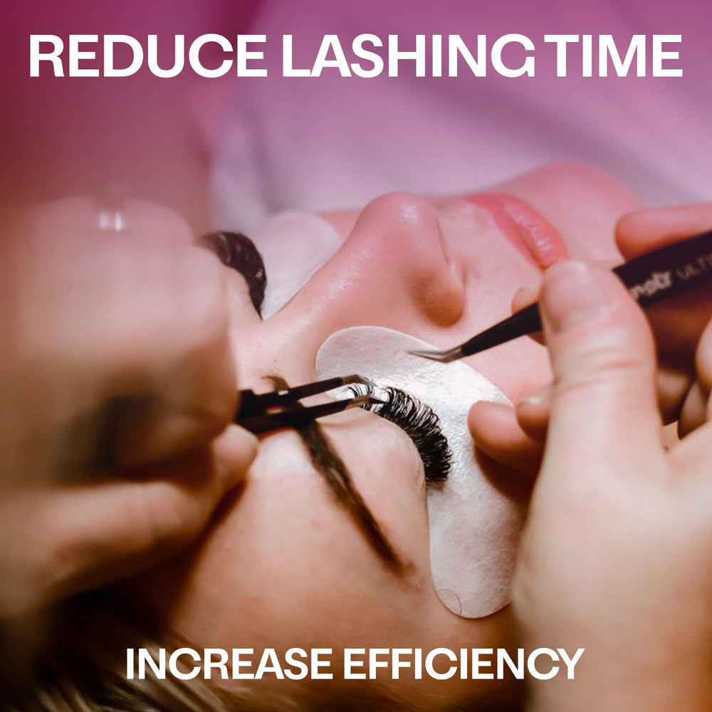 GlamGaze handmade lash fans case showcases premium quality for professionals