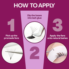 Glamgaze precision base supports seamless bonding on lashes