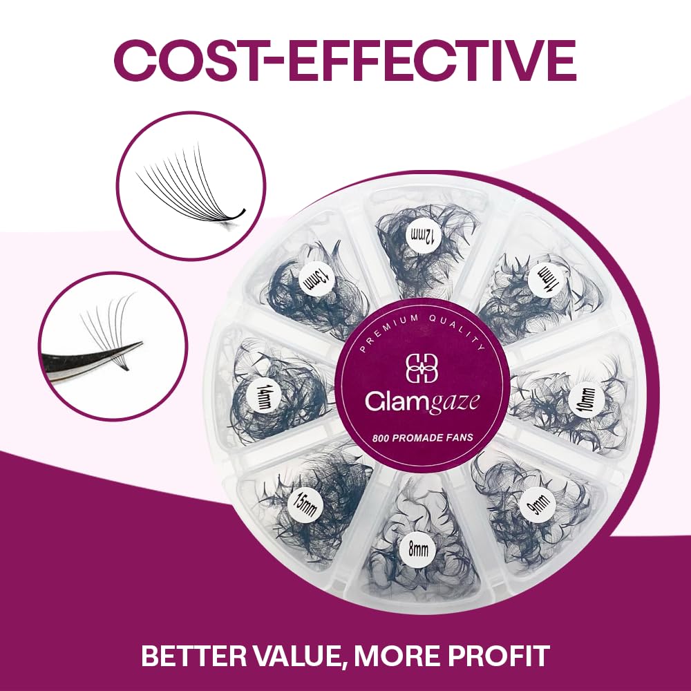 Glamgaze soft, lightweight fans deliver comfortable density