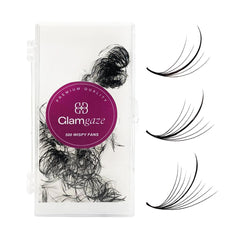 Glamgaze wispy promade fans 5D-7D-9D for natural, dramatic lash volume