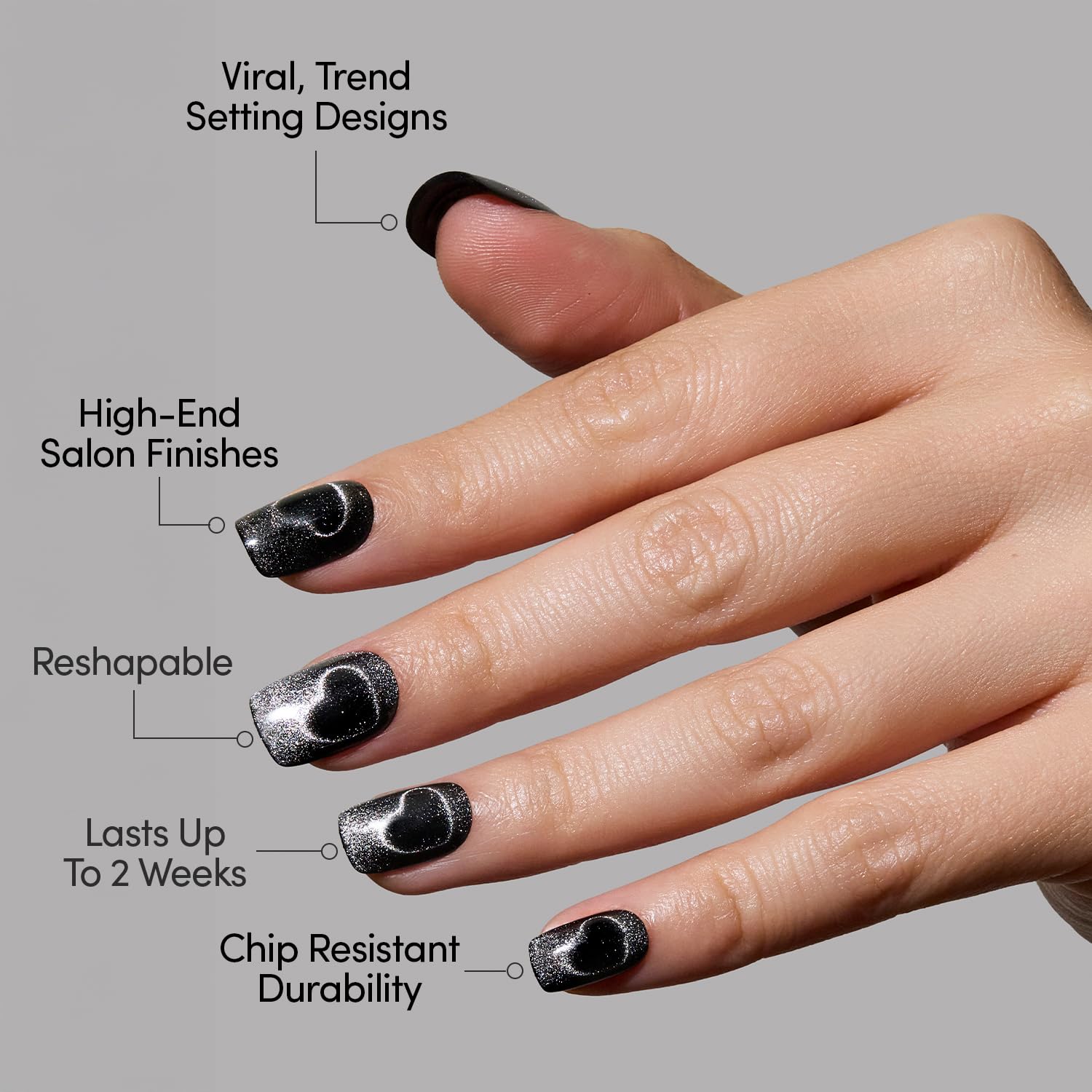 Glamnetic durability up to two weeks ensuring confident wear with minimal upkeep.
