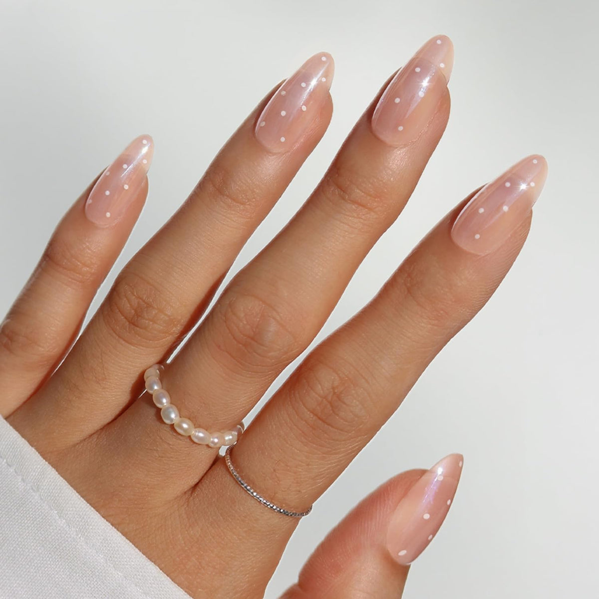 Glamnetic Sugar Glazed nails full kit shown for at-home manicure convenience.