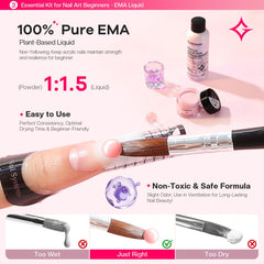 Glamonade acrylic powders offer vibrant pigments for durable nail art