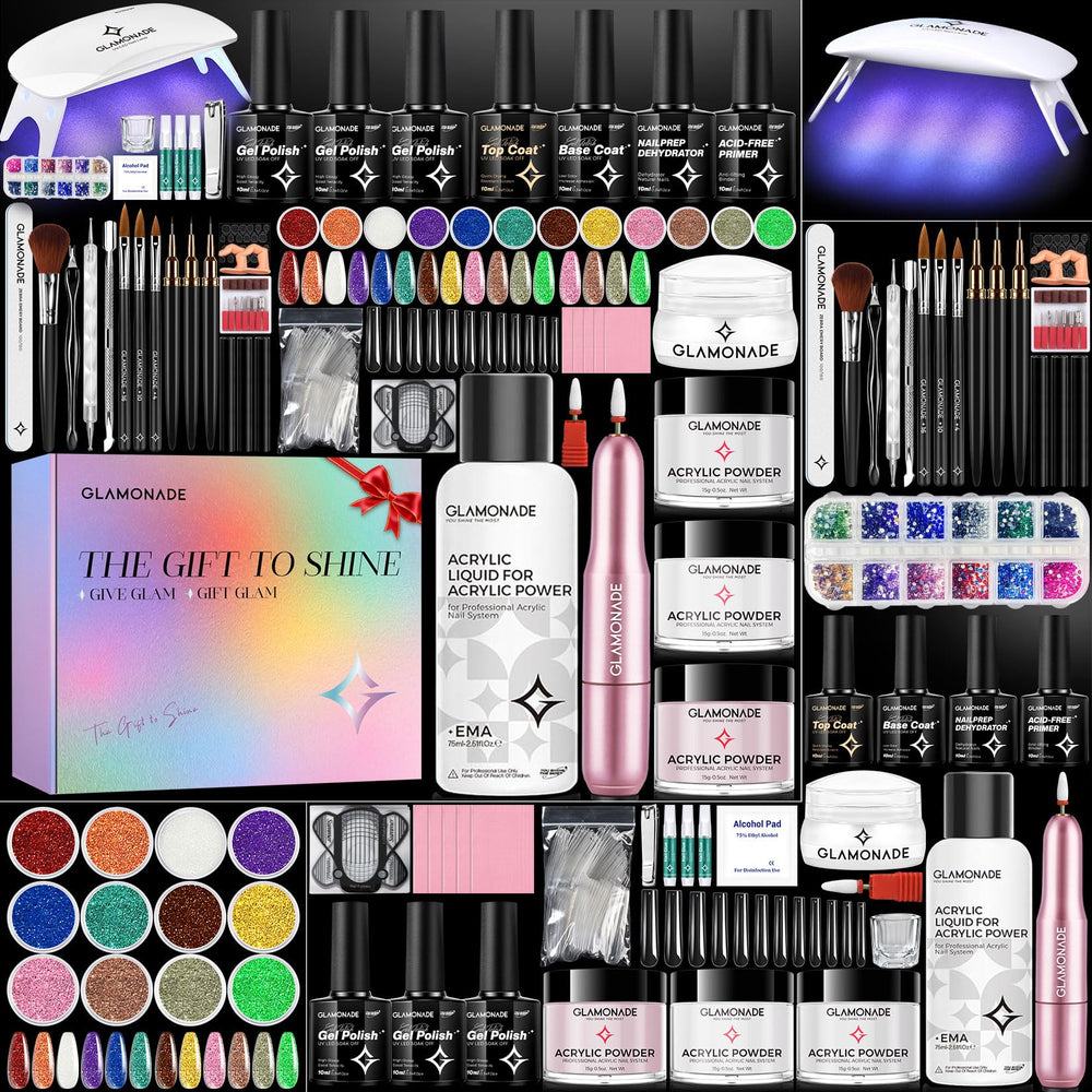 Glamonade beginners nail kit for at home manicures and practice sessions