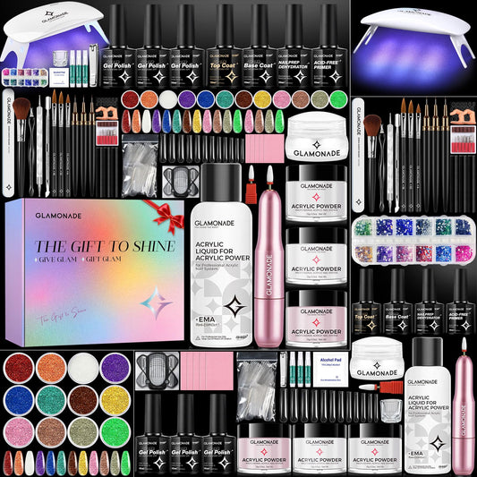 Glamonade beginners nail kit for at home manicures and practice sessions