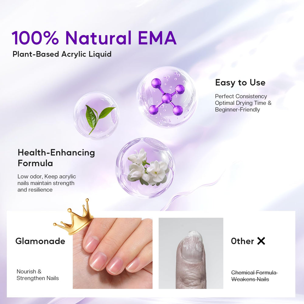 Glamonade professional nail tools ensure precise, durable manicures