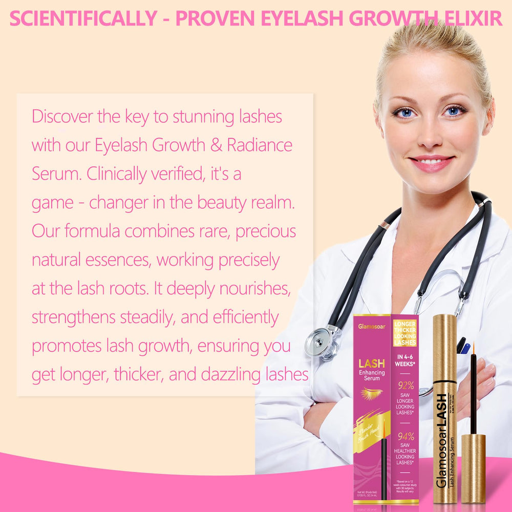 Glamosoar Night Routine shot emphasizes the fragrance-free formula for peaceful evenings