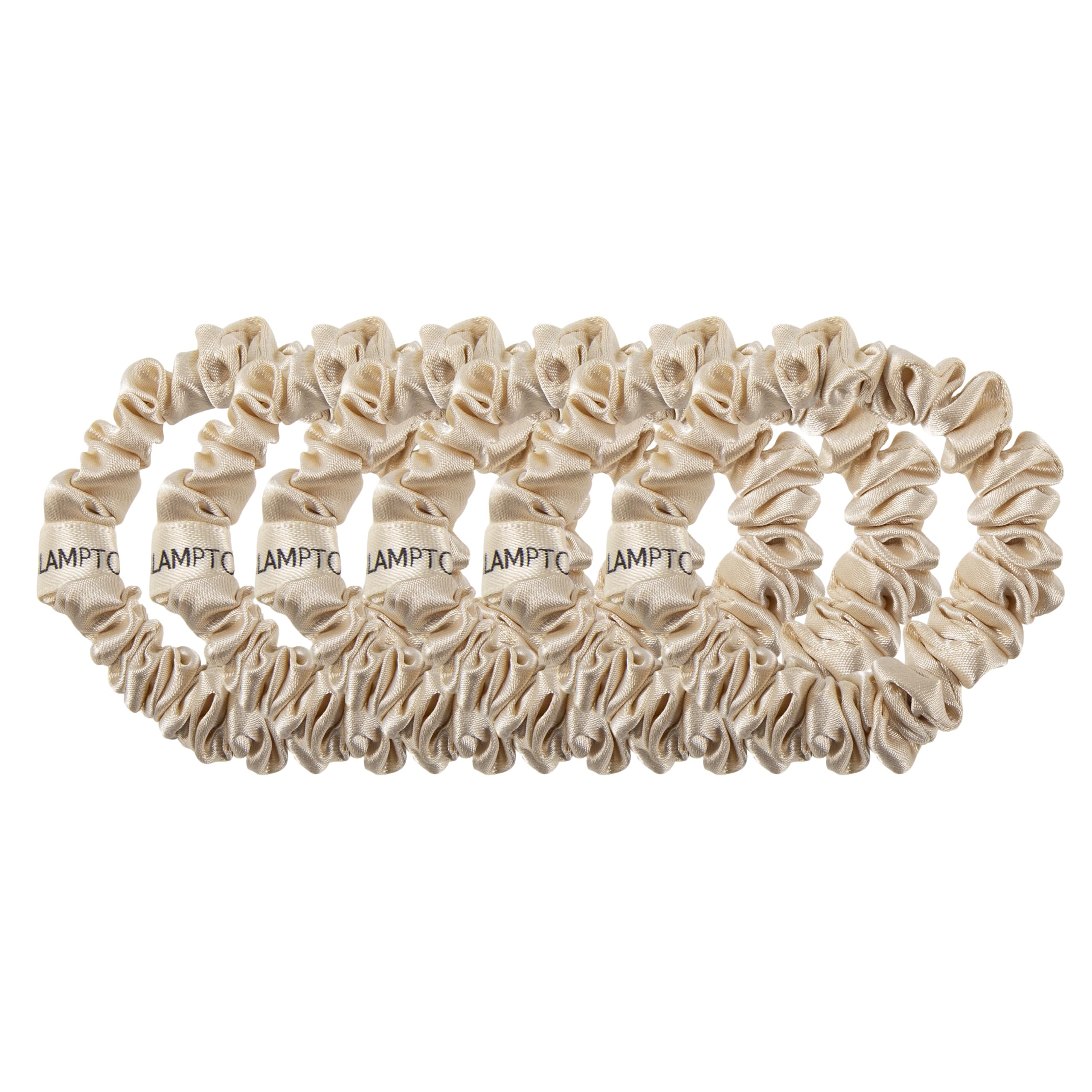Glampton close-up of satin texture highlighting smooth fabric that reduces friction and breakage