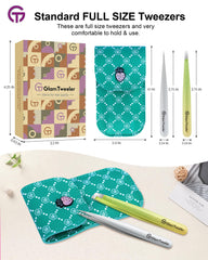 GlamTweeler facial hair removal tweezer for delicate precision