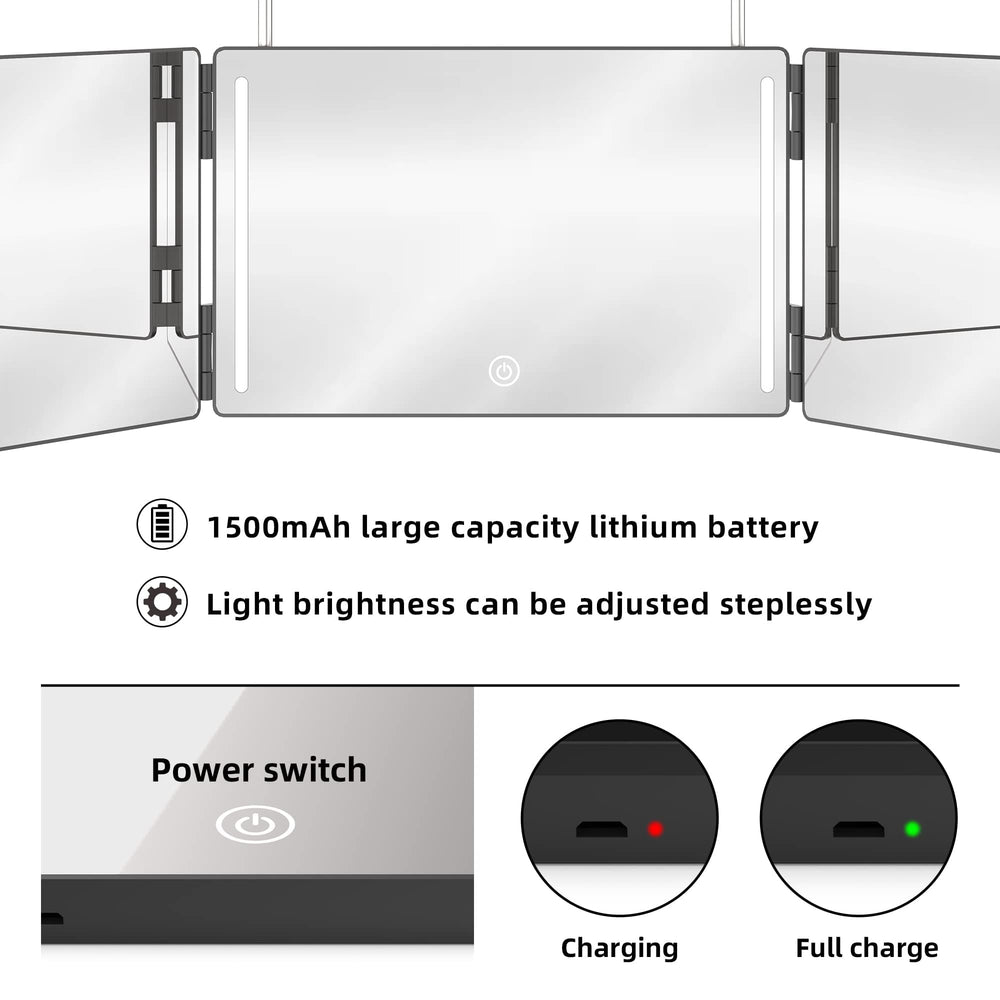 GLDDAO intelligent touch dimming lets you adjust brightness quickly.