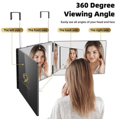 GLDDAO LED lighting provides bright, even illumination for makeup and grooming.