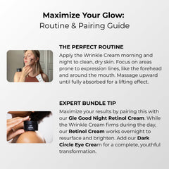 Gle Skincare scent-free formula icon indicates sensitive skin friendly