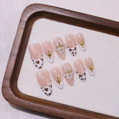 Gleamrain luxury handmade nails crafted for comfortable wear.