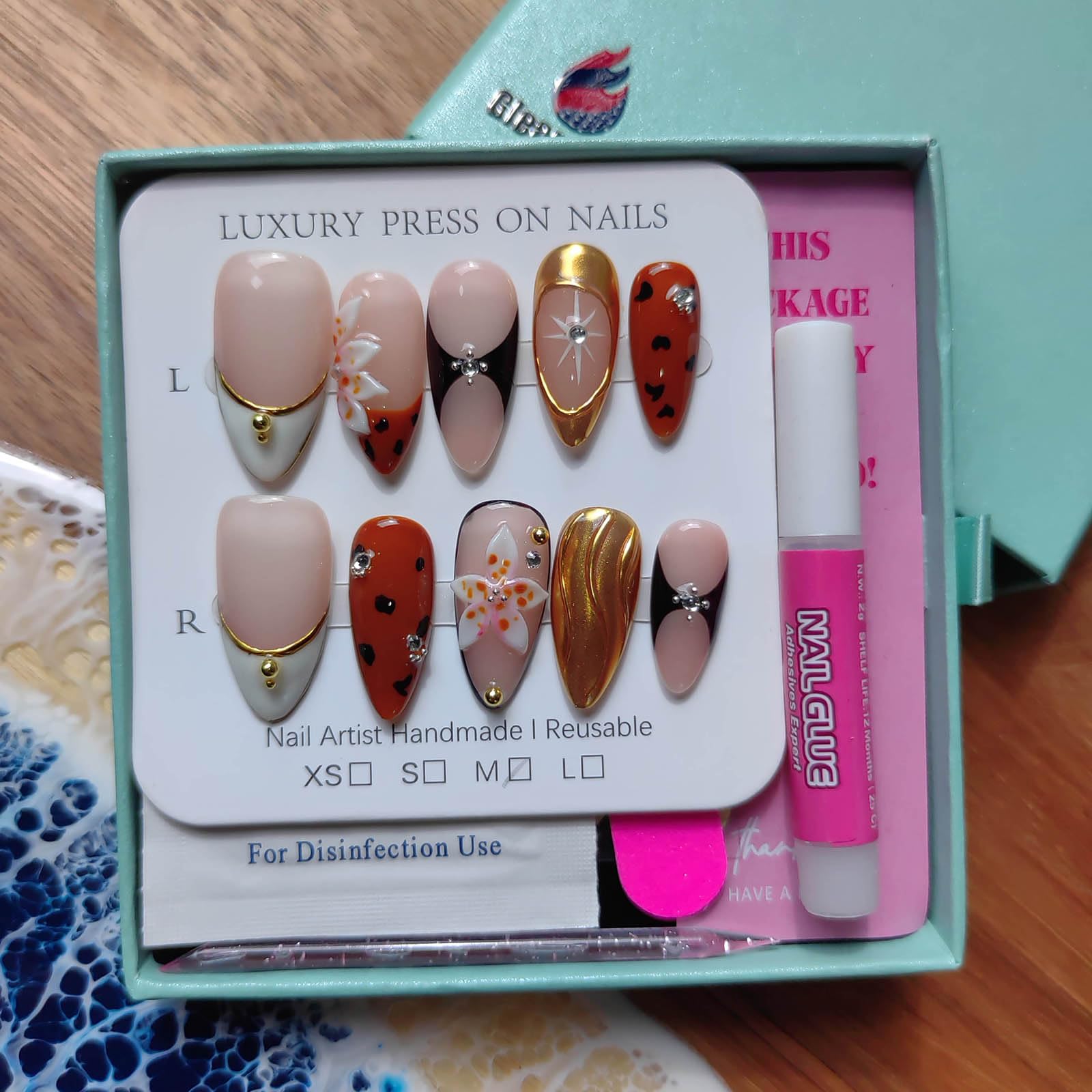 Gleamrain almond nails pair well with casual or formal outfits for versatile styling.