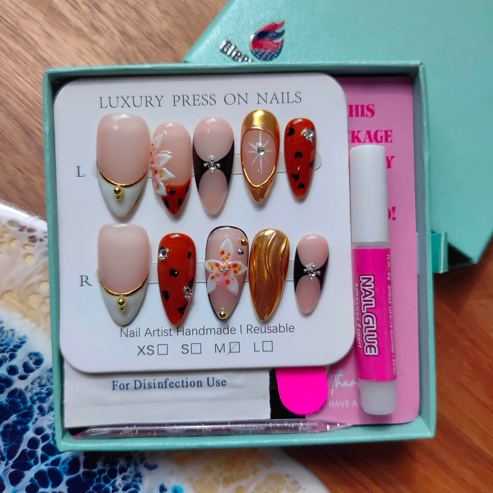 Gleamrain almond nails pair well with casual or formal outfits for versatile styling.