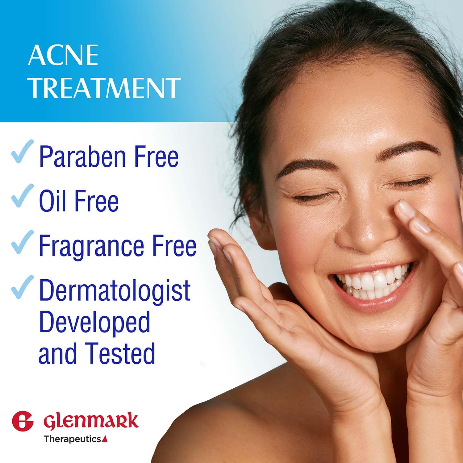 Light, fast-absorbing gel from Glenmark suitable for daytime or nighttime use