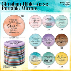 GlikCeil mirror back shows inspirational verses for daily motivation