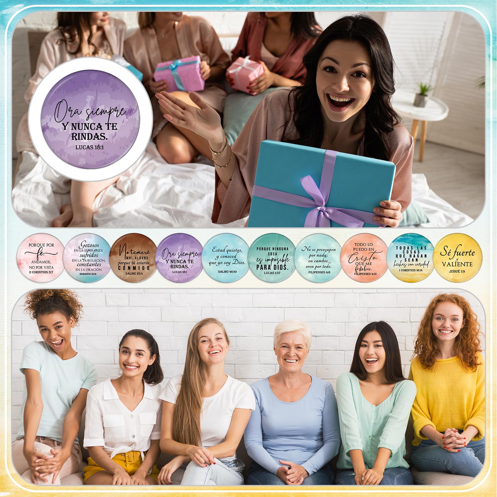 GlikCeil gift-ready mirrors with ten styles for versatile gifting