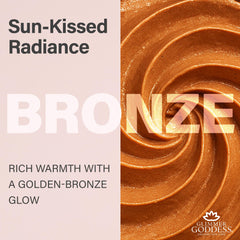 Glimmer Goddess Shimmer Body Butter pearl glow gives skin a soft, even sheen.